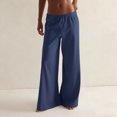 thumbnail image 2 of Cotton Sweatpants Women Camo Cargo Pants for Women Womens Wide Leg Pants Women's Dress Pants for Work Casual Work Pants Women Cargo Scrub Pants for Women Navy XL, 2 of 6