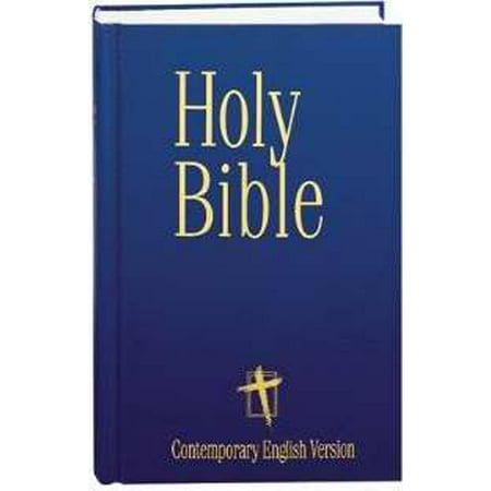 CEV Easy Reading Bible/Large Print-Blue Hardcover