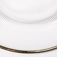 thumbnail image 3 of Richland Glass Charger Plate Gold Rim 13" Set of 12, 3 of 3