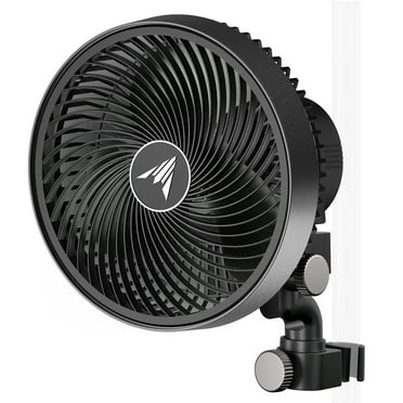 AC Infinity CLOUDRAY S9, Grow Tent Clip Fan 9” with Redesigned Long-Life EC Motor, 10 Dynamic Wind Speeds and 10-Level Oscillation, Weatherproof IP-54, for Hydroponics Circulation Cooling.