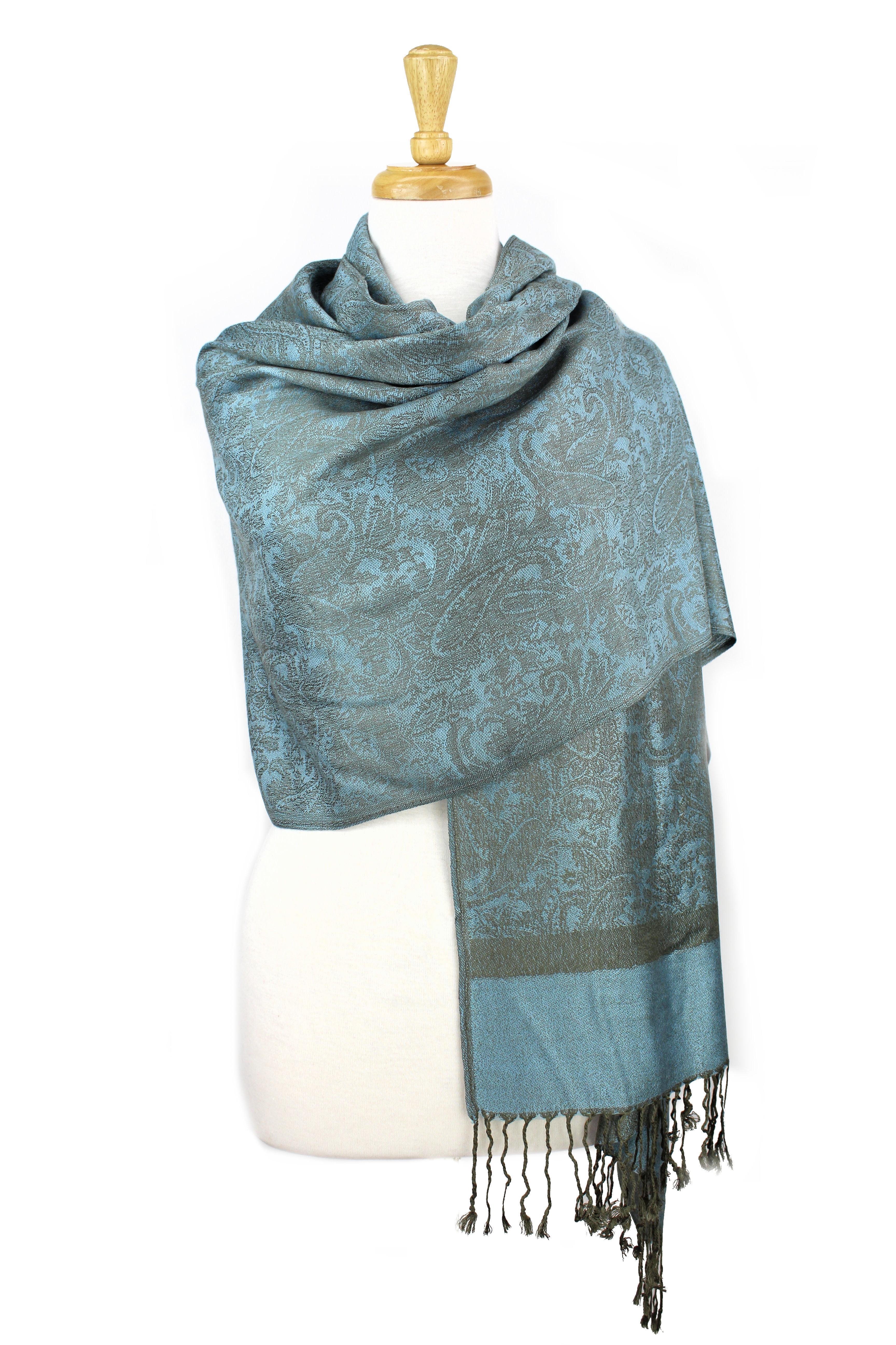 Paisley Jacquard Pashmina Shawl Wrap Scarf Stole - Walmart.com