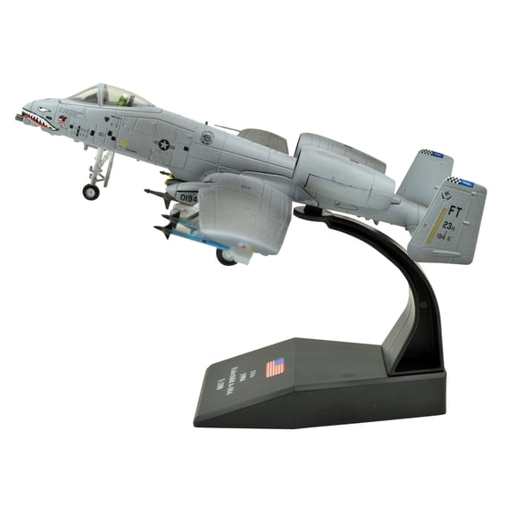 1:100 A-10 Thunderbolt II Ground Attack Aircraft Metal Plane Model,US Air Force, Military Airplane Model,Diecast Plane,for Collecting and Gift Weathering Coating