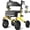 Yellow, variant on VOCIC Rollator Walker Z57 Outdoor with 12" All Terrain Wheels, 7-Level Height Adjustment, Safety Brakes, Storage Bag, Cup Holder-Red