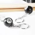 thumbnail image 3 of 16 Pieces Number 8 Billiard Key Chain Pendant Toys Souvenir, 3 of 9
