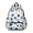Geometric Hexagon White, variant on Geometric Square White Pattern Backpack for School, Cute School Bag with Adjustable Shoulder Straps and Padded Back, 13.4"x11"x4.7"