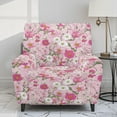thumbnail image 2 of Kuiaobaty Daisy Pattern Reclining Slipcover Easy Replacement Recliner Couch Cover Breathable Recliner Chair Cover Large Reclining Sofa Slipcover with Elastic Bottom for Pets, 2 of 8