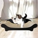 thumbnail image 5 of Tablero para rascar Yinane ejercicio interactivo patas de molienda sofá de cartón rascador para gatos Negro, 5 of 8