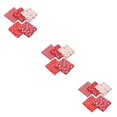 thumbnail image 3 of Transemion 5PCS Cotton Fabric Sewing Material Value Bundle Scraps 50*50cm Offcuts Quilting red 3Set, 3 of 6