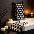 thumbnail image 4 of Halloween Kitchen Towels Set of 2, Cute Black White Ghost Dish Towels, 24 x 16 in Soft Reusable Hand Towels for Kitchen Bathroom Fall Home Decor, 4 of 5