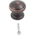 thumbnail image 2 of Alesund Cabinet Knob, 1-1/4 Inches, Vintage Bronze by Stone Harbor Hardware, 2 of 4