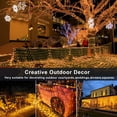 thumbnail image 4 of Neumático navideño Oopswow, 3 m x 2 m, 200 LED, blanco cálido, 4 of 7