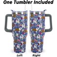 thumbnail image 2 of Pitbull Gifts Dog Tumbler Cup for Women Men 40oz Stainless Steel Insulated Travel Mug with Lid and Straw, 2 of 6