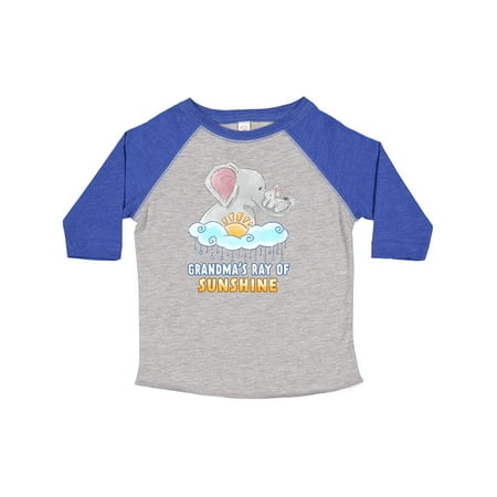 

Inktastic Grandma s Ray of Sunshine Cute Elephants Rainclouds and Sun Gift Toddler Boy or Toddler Girl T-Shirt