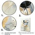 thumbnail image 3 of Designart "Feathers Sumi Asian Painting II" Asian Floater Framed Canvas Wall Art, 3 of 7