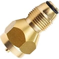 thumbnail image 1 of Brass 1lb Gas Cylinder Pneumatic Valve Propane Gas Tank Pressure Adapter With Overcurrent Protection, 1 of 3