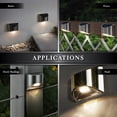 thumbnail image 5 of Classy Caps Solar LED Outdoor Deck & Wall Light - Stainless Steel, 5 of 9