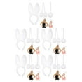 thumbnail image 2 of ziyahi 3pcs/set Rabbit Ears Headband Easter Rabbit Ears Headband Costume Accessory Bunny Rabbit Costume 5Set, 2 of 6