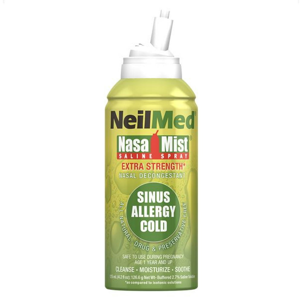 NeilMed Hypertonic NasaMist Saline Spray 4.20oz Each
