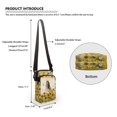 thumbnail image 5 of HELLHERO Horse Sunflowers with Shoulder Strap Shoulder Bag with Lightweight Polyester 4.33x1.97x7.09 for Women, 5 of 5