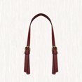 thumbnail image 2 of EeaseMX Asas de cuero sintético para bolso de mano, correa de repuesto duradera para bolso de mano, cinturón para bolso de mujer (clarete), 2 of 7