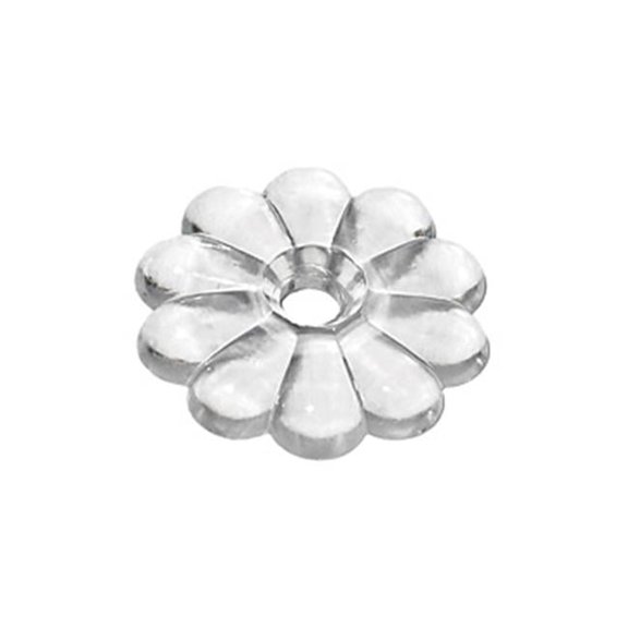 H611 Rosette Washers - Clear, 14 Pack