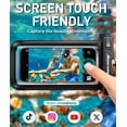 thumbnail image 3 of Hiearcool Universal Waterproof Case Phone Pouch 2 Pack HIEARCOOL-2P Black, 3 of 5