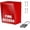 Red - Combination Lock, variant on Pochar Fire Department Lock Box - Red Wall-Mounted Steel Emergency Key Box Fire Safe Access Box for Home, Office & First Responders