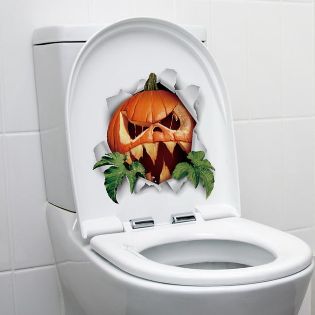 Pegatinas de calabaza de Halloween Macarena decoración artística de pared PVC