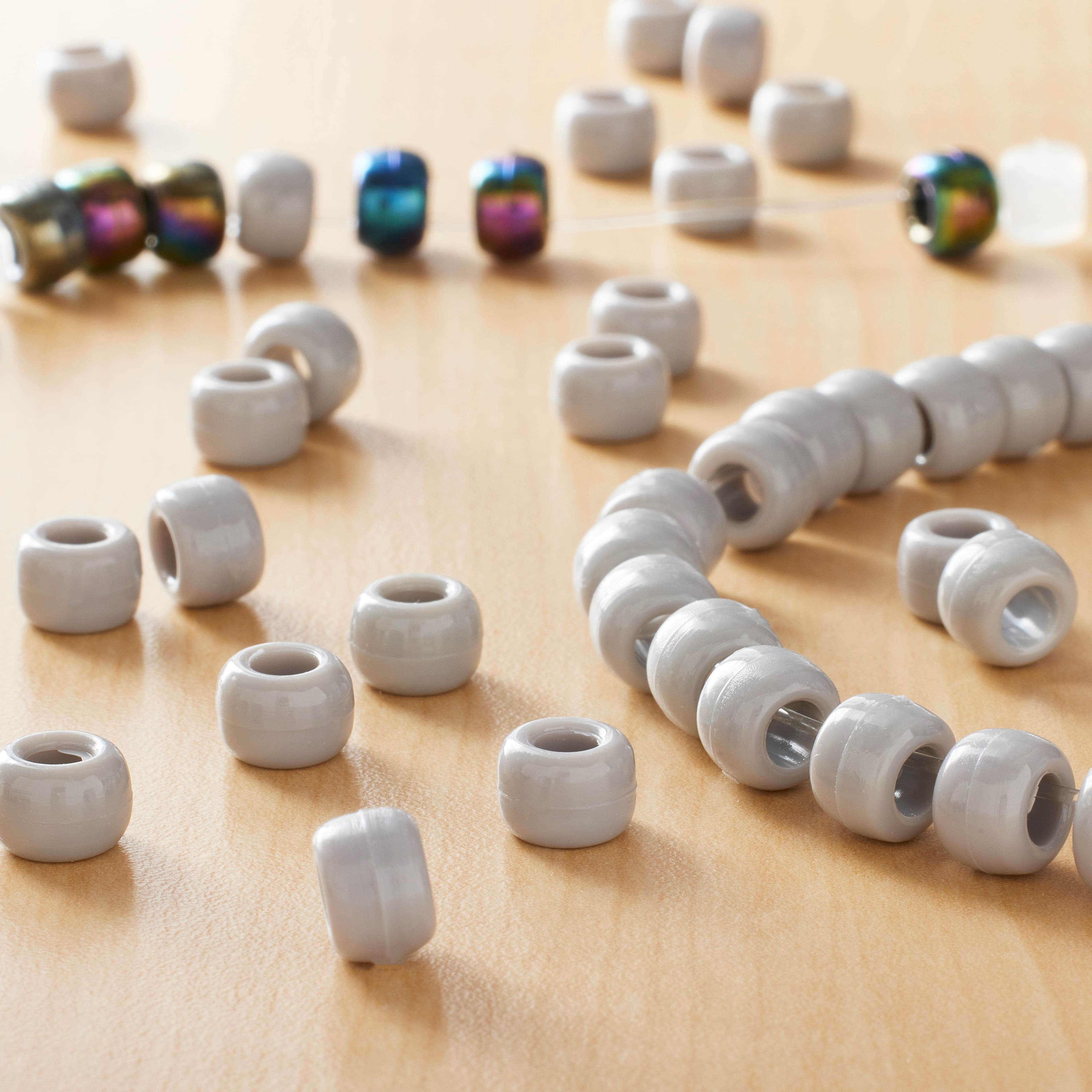 Creatology Opaque Pony Beads By Creatology, 6mm x 9mm, 12 Packs: 580 ct. (6,960 total)