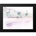 thumbnail image 2 of Parker, Jennifer Paxton 24x19 Black Modern Framed Museum Art Print Titled - Dawn Beach Break II, 2 of 5