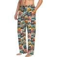 thumbnail image 3 of Mens Pajama Pants - Soft Sleep & Lounge Pants for Men, off road racing car colorful Cuteness Casual PJ Bottoms Pants with Pockets, 3 of 5