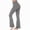 #JIE-Dark Gray, variant on Womens Yoga Pants High Waisted Soft Tummy Control Ribbed Knit Bootcut Leggings