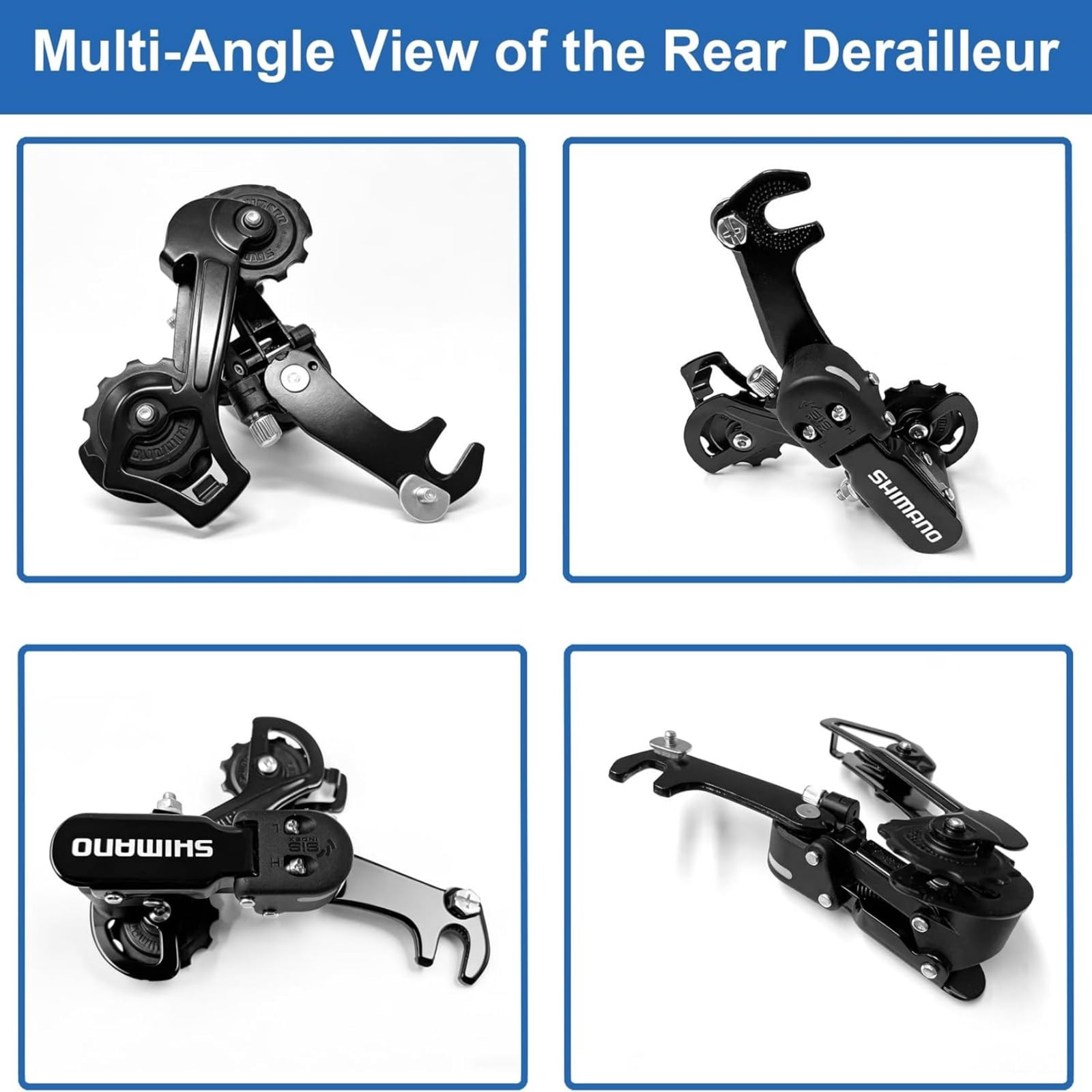 NUHUi 2X Fit for Shimano Bicycle Parts Derailleur Rear RD-TZ31-A