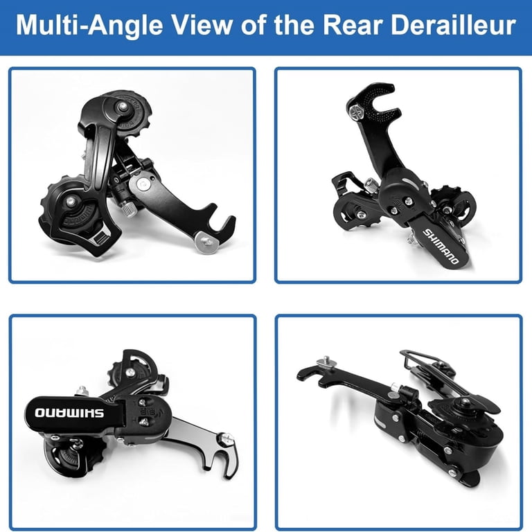 WOFO Rear Derailleur RD-TZ31-A 6/7 Speed Hub Bolt Mount for