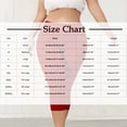 thumbnail image 3 of Stamzod Yoga Pants Women Plus Size Capri Leggings Summer Solid Color High Waisted Stretch Leggings Casual Slim Fitting Workout Leggings for Women Red XXL, 3 of 7