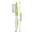 thumbnail image 3 of Stainless Steel Kitchen, Vegetable Peeler, Julienne Peeler Vegetable Peeler, Produce Skin Removal, Kitchen Handles, Lime White, 1 Pc, 3 of 8