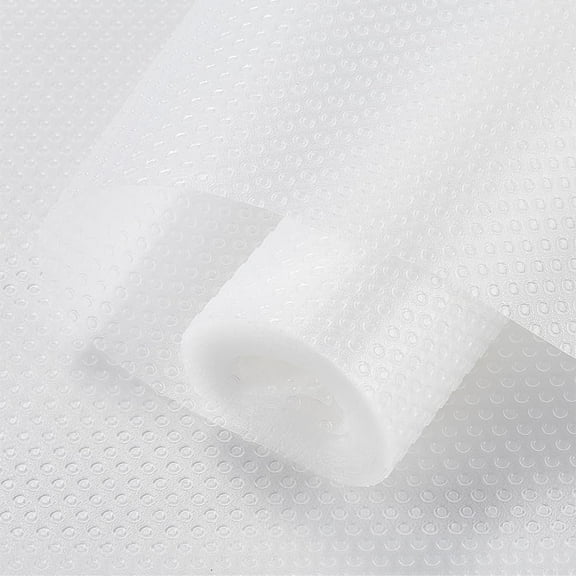 Shelf Liner Kitchen Clear Drawer Liners Cabinet Mats Non Adhesive EVA Shelf Liners Non-Slip Washable Waterproof Oilproof Pad Protectors for Fridge Pantry Closet Cupboard 11.81x118.11Inch Clear DIY