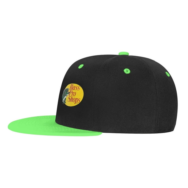 Bass Pro Shop Children's Contrast hip hop baseball cap Green One