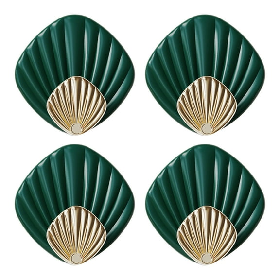 Needhep Door Hanger Organizer For Bedroom Multiple Uses Clear Wall Hooks And Command Strips, Heavy Duty Pegboard Gridwall Display Hook Wall Mounted Coat Hooks Rustproof, For Easy Use By Women (Green)