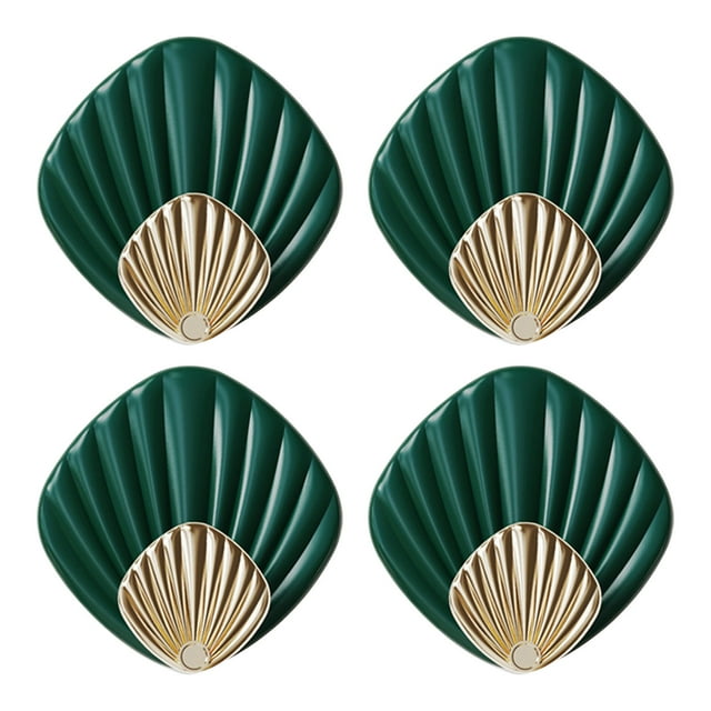 Sentmoon Aubaines du Jour Liquidation Prime 4 Pcs / Ensemble de Sac Mural Suspendu Crochet Type Autocollant Perforé Chapeau Écouteurs Support de Rangement Cerceau pour Cheveux Cintre Sans Couture Aubaines Wal‐Mart