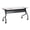 Black Frame/Elm Top, variant on Learniture High-Pressure Laminate Mobile Flipper Table, Rolling Flip-Top Nesting Training Table for Classrooms, Offices & Collaborative Workspaces
