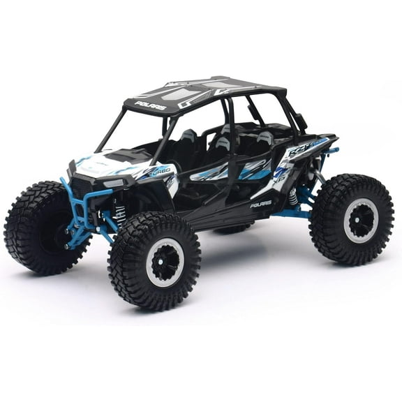 New Ray Multi-Color Die Cast 1:18 Scale Polaris RZR XP4 UTV Free Wheeling Vehicle