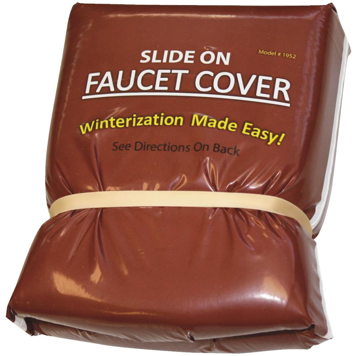 Slide On Insulated Plastic Faucet Cover Freeze Protection 195224