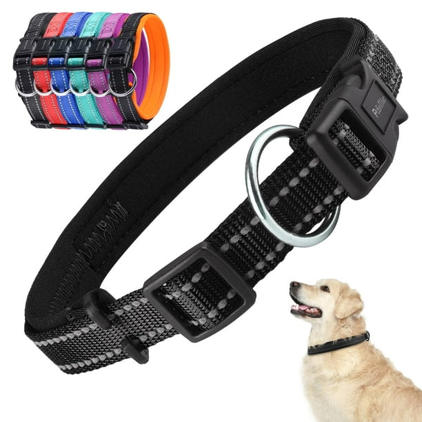 Basic Dog Collars, Soft Neoprene Padded Dog Collar Matching Leashes