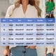 thumbnail image 3 of Xuyuer Women's Solid Color Blouses Short Sleeved Button V-Neck Pullover Casual Fashionable Top, 3 of 8
