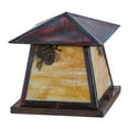 thumbnail image 4 of Meyda Tiffany 144035 Stillwater 2 Light 15" Tall Pier Mount Post Light - Copper, 4 of 6