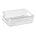 thumbnail image 1 of Organizador de Maquillaje A Rayas Pet, Caja de Almacenamiento de Maquillaje Transparente de Fácil Limpieza para Cuidado de la Piel, Accesorios de Joyería, 1 of 7