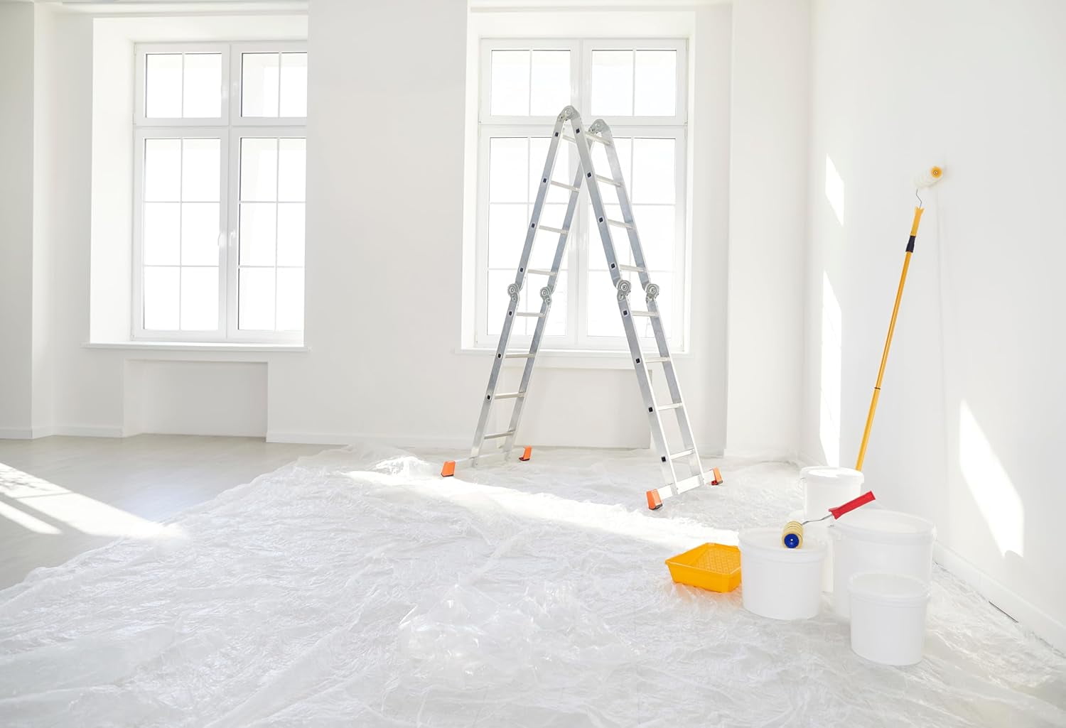 Evolve Drywall Primer & Sealer, Fast-Dry Low Odor Paint Primer for Interior Surfaces, White, 5 gal