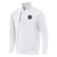 thumbnail image 2 of Men's-Antigua  White New York City FC Fortune Quarter-Zip Pullover, 2 of 3
