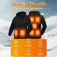 thumbnail image 6 of uikmnh Hoodies for Men Men's Hoodies and Sweatshirts Smart Heating Hoodie with Digital Display for Winter Adjustable Heating Sweatshirt for Men Size:3XL, 6 of 9